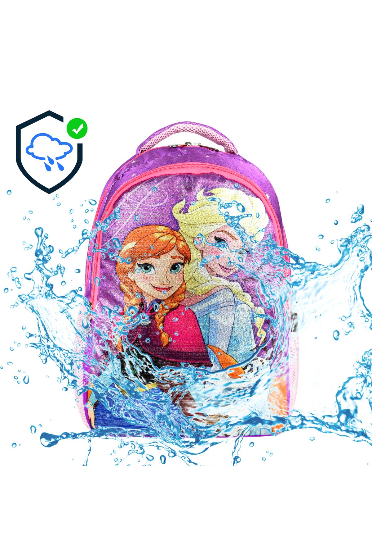 Roxy-طقم حقيبة غداء للمدرسة الابتدائية من فروزن إلسا جليتر 3