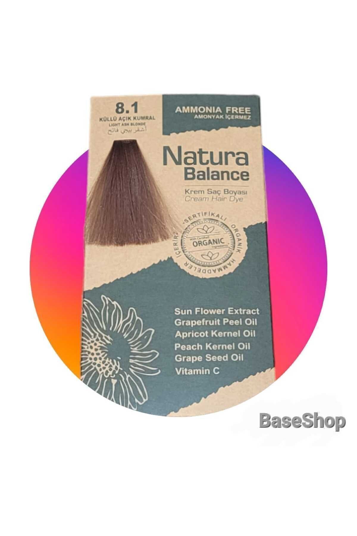 رنگ موی بدون آمونیاک 8.1 خاکستری روشن NATURABALANCE