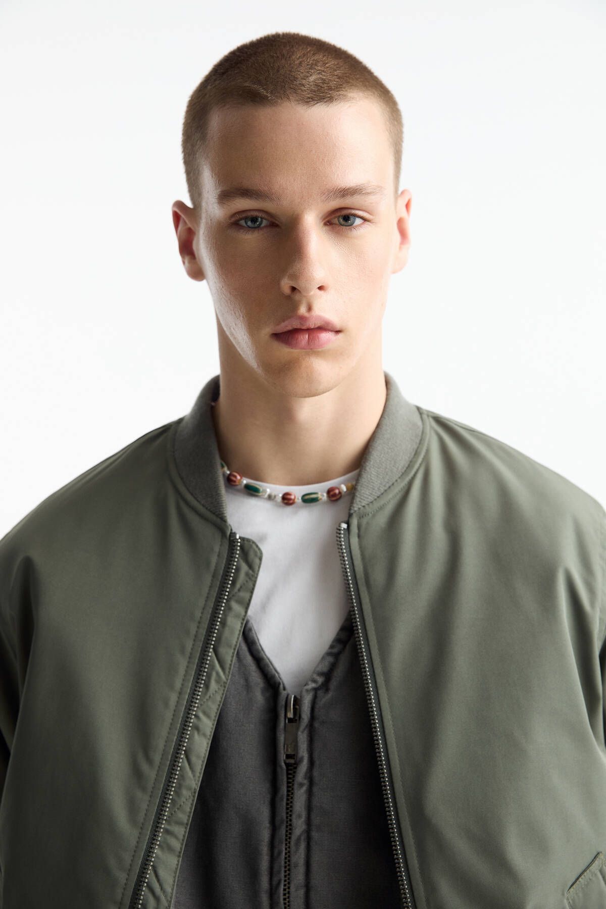 Kapitone bomber ceket