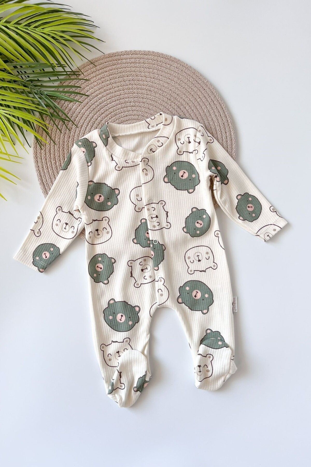 بادی نوزادی دخترانه قهوه ای Bofibo | bfb1.0004.01.1 اورجینال - تصویر 2