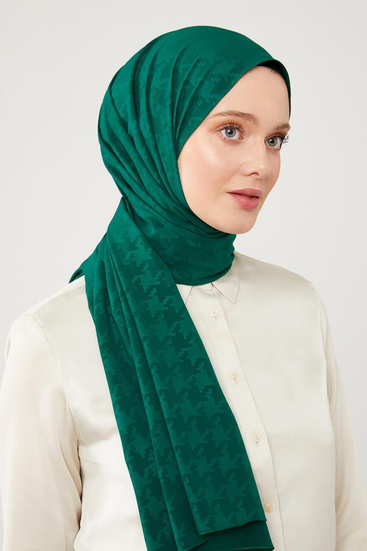 شال زنانه سبز لویدور | LVD.ELG.0011 اورجینال - تصویر 2