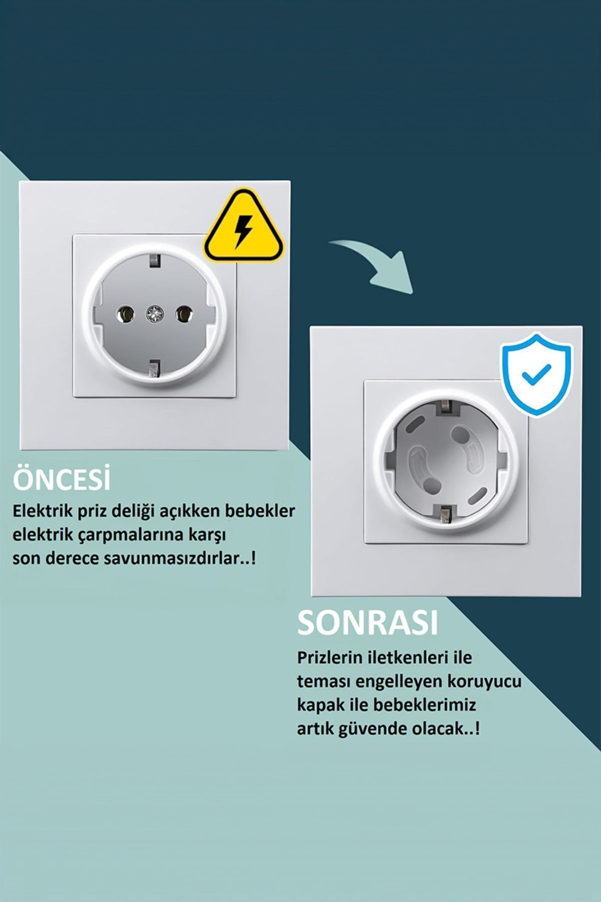 LOVEX Otomatik Kapanır Bebek Priz Koruyucu Çocuk Güvenliği Ürünleri Elektrik Prizi Koruma Kapakları fotoğrafı 3 (önizleme)