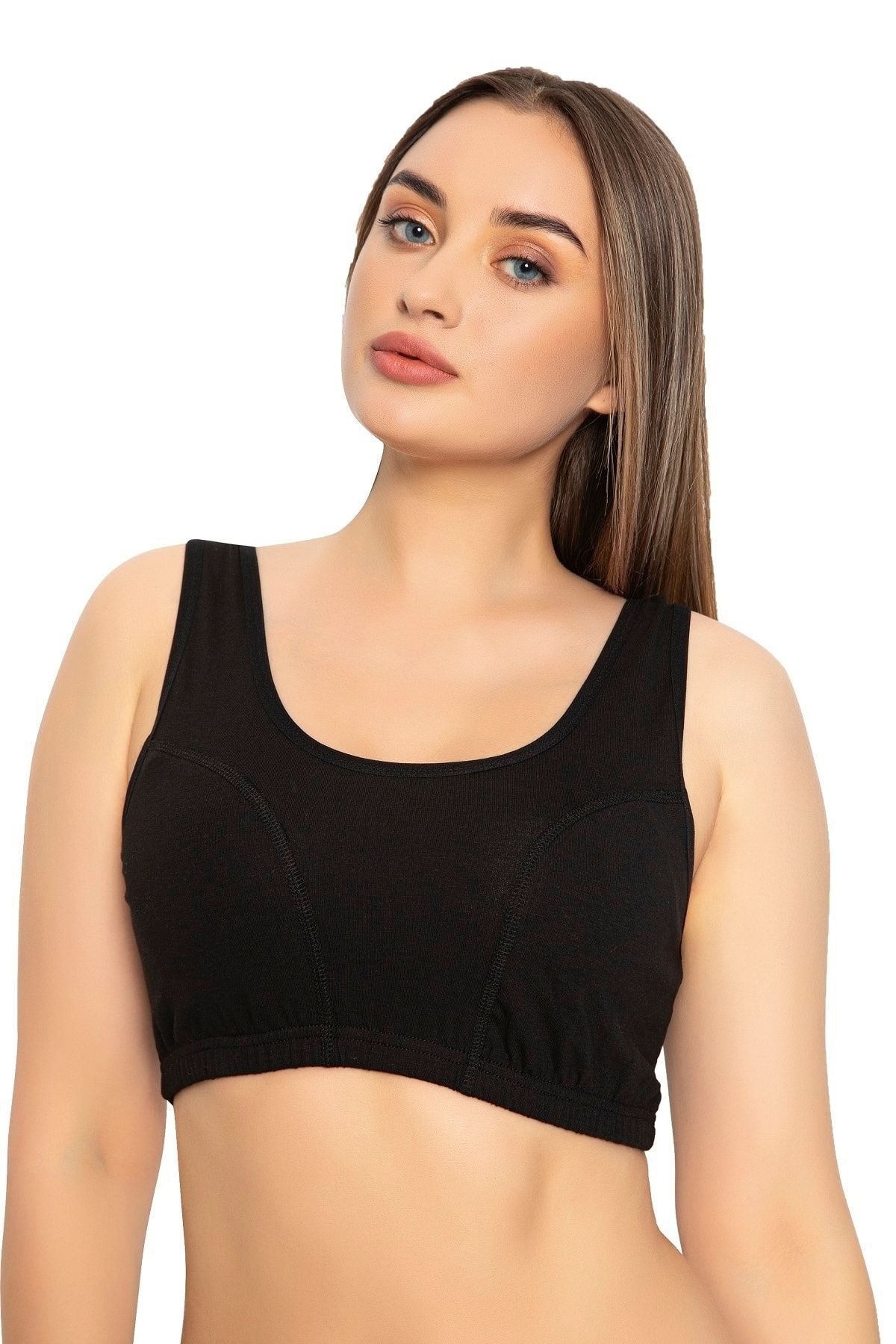5-Pack Economy, Plus Size, Cotton & Lycra Plus Size Bodysuit Bra & Bustier 305