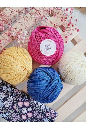ilmek Kağıt Ip 4'lü Set(200GR)her Bir Renk 50şer gr