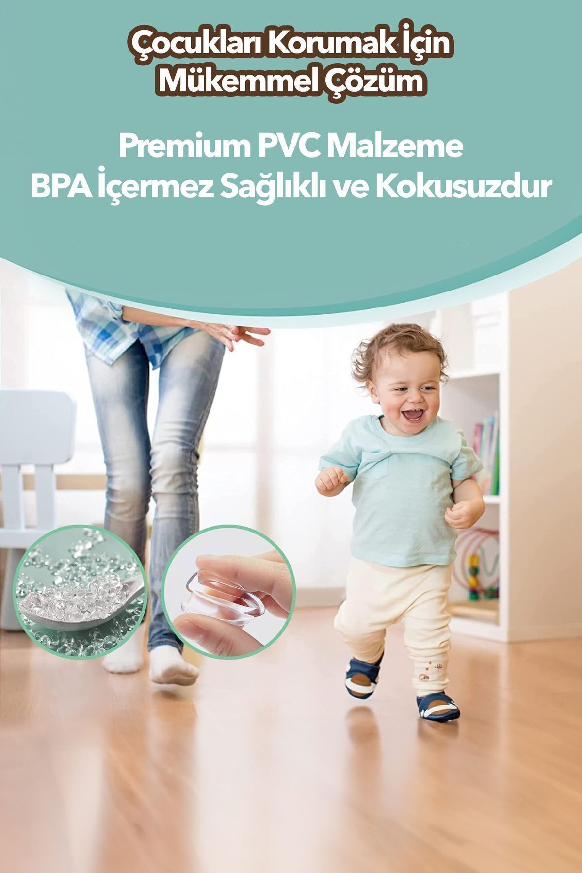 LOVEX Bebek Güvenliği İçin Mobilya Köşe Koruyucu Keskin Masa Kenarları Kaplamak İçin Silikon Köşe Koruması fotoğrafı 5 (önizleme)