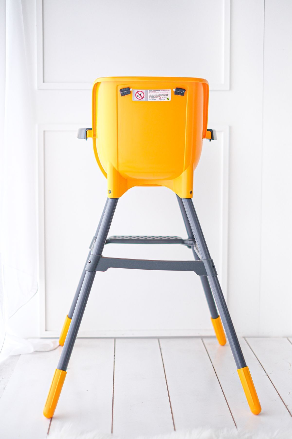 Jusso Pizza Plus Mama Sandalyesi Sarı Gri fotoğrafı 3 (önizleme)