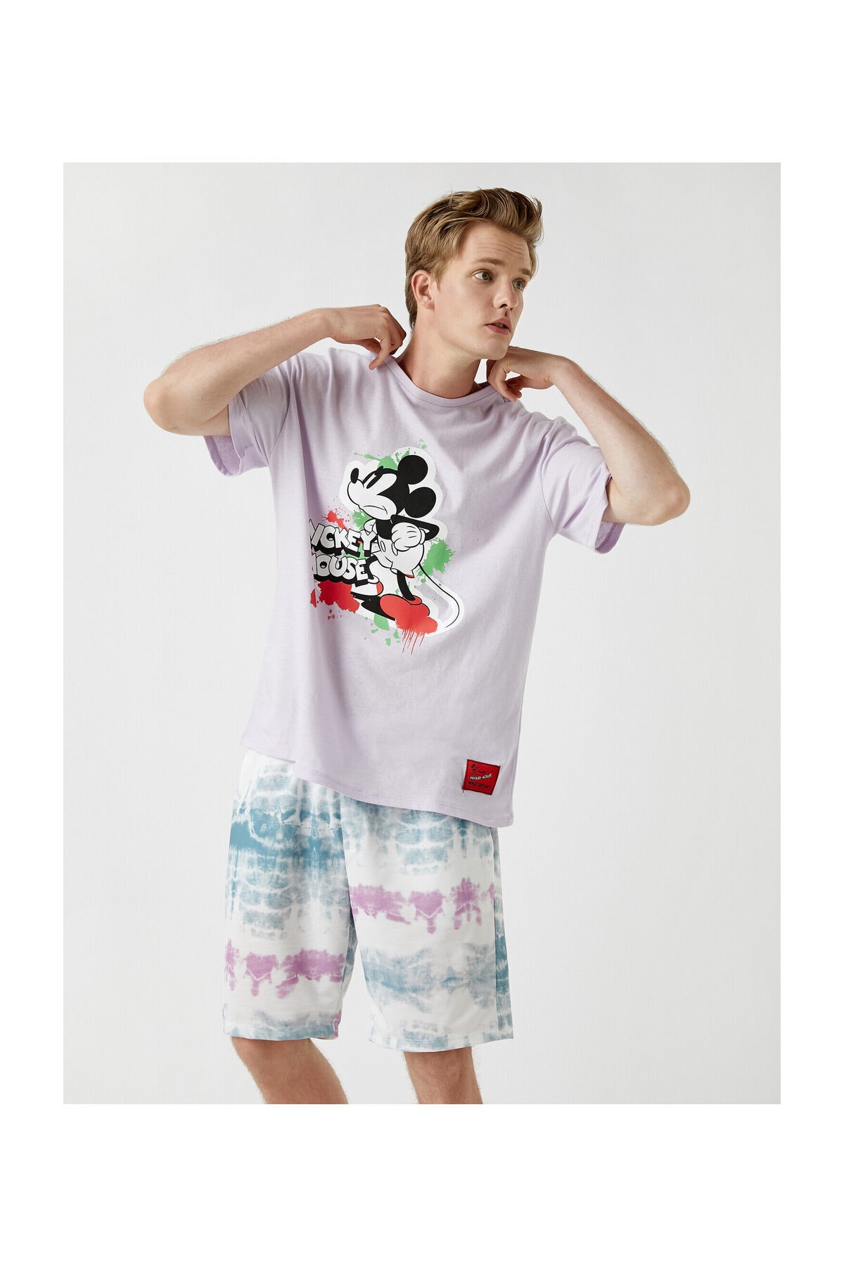 تیشرت مردانه بنفش کوتون | 1YAM11134CK اورجینال - تصویر 2