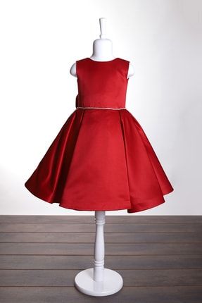 Kız Çocuk Kırmızı Abiye Elbise TM2201