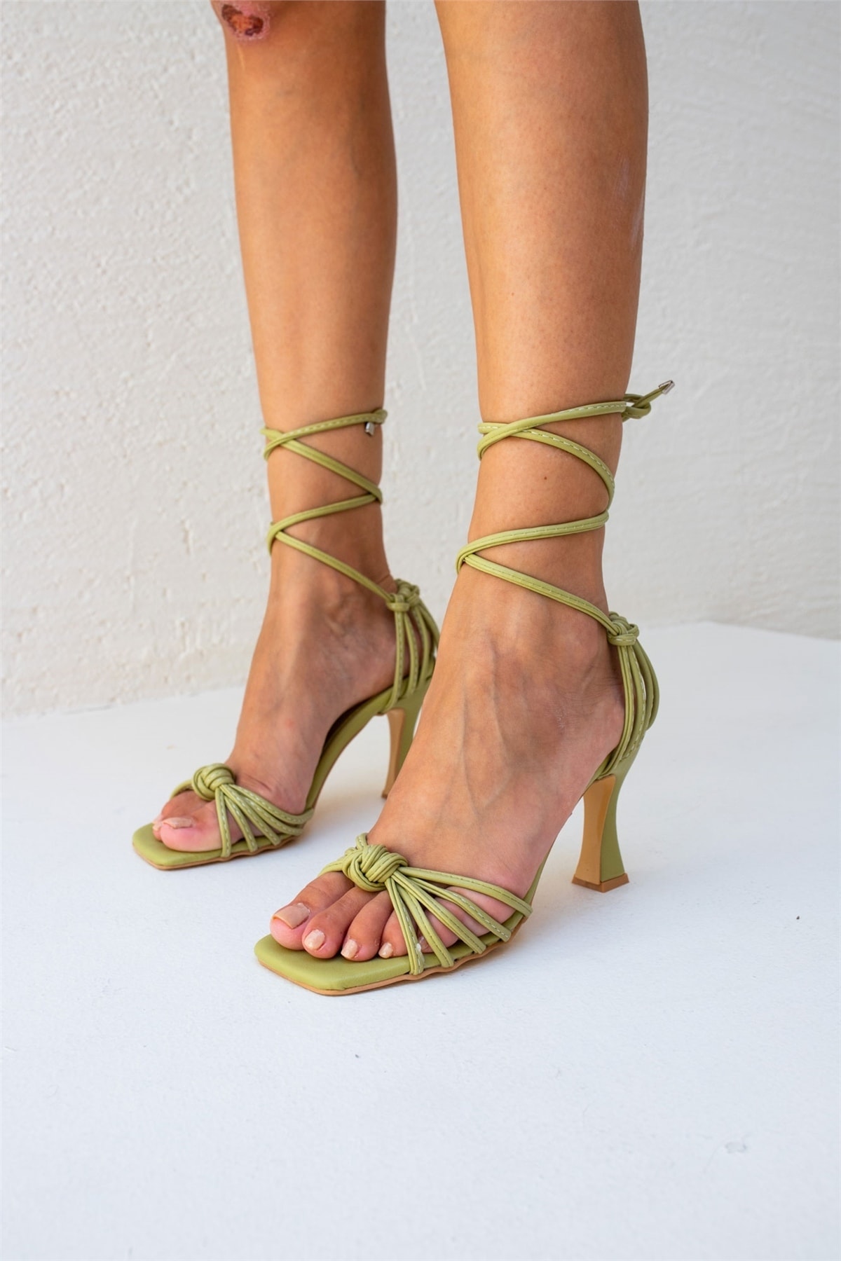 Gizy Kadın Topuklu Ayakkabı Yeşil