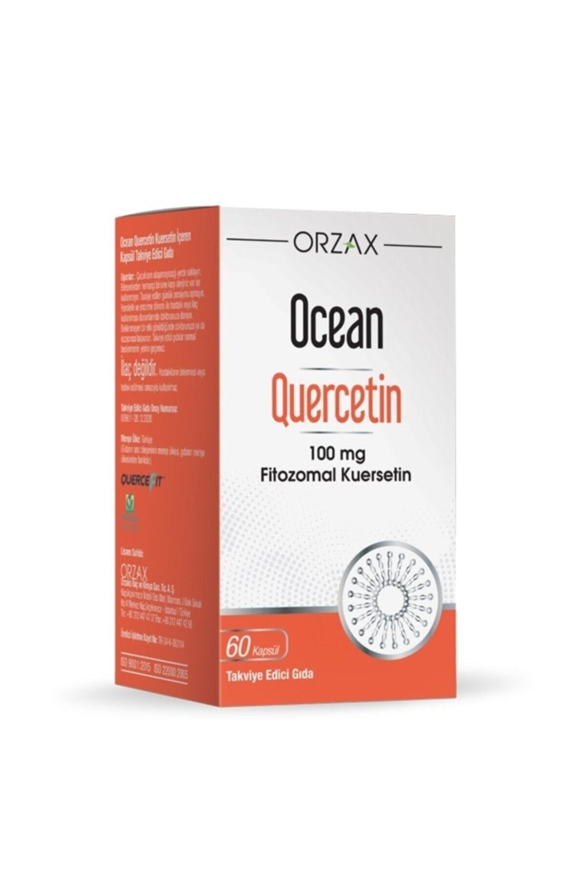 Ocean Quercetin 100 Mg 60 Kapsül Takviye Edici Gıda
