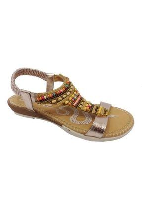 8710 Sıvama Deri Trend Fashion Kadın Sandalet P-000000000000006499