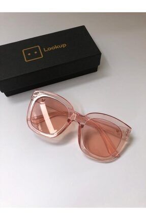 Lookup Kare Kalın Çerçeve Pink-pembe Kadın Güneş Gözlüğü HG-500-560