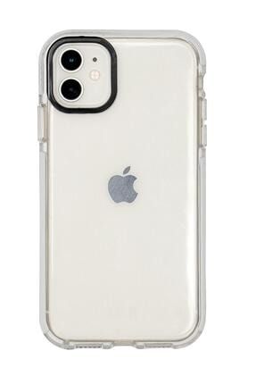 Iphone 11 Candy Bumper Silikonlu Beyaz Telefon Kılıfı MC11CB