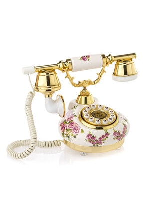 Damla Beyaz Porselen Tuşlu Telefon 1478525