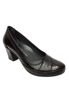 Kadın Siyah Klasik Topuklu Ayakkabı P-000000000000004326
