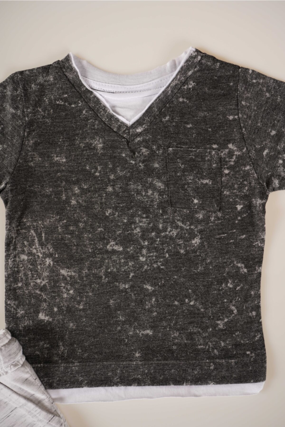 MİNİKO KİDS Yeni Sezon Cep Modelli Bebek Çocuk Şortlu 2li Takım fotoğrafı 3 (önizleme)