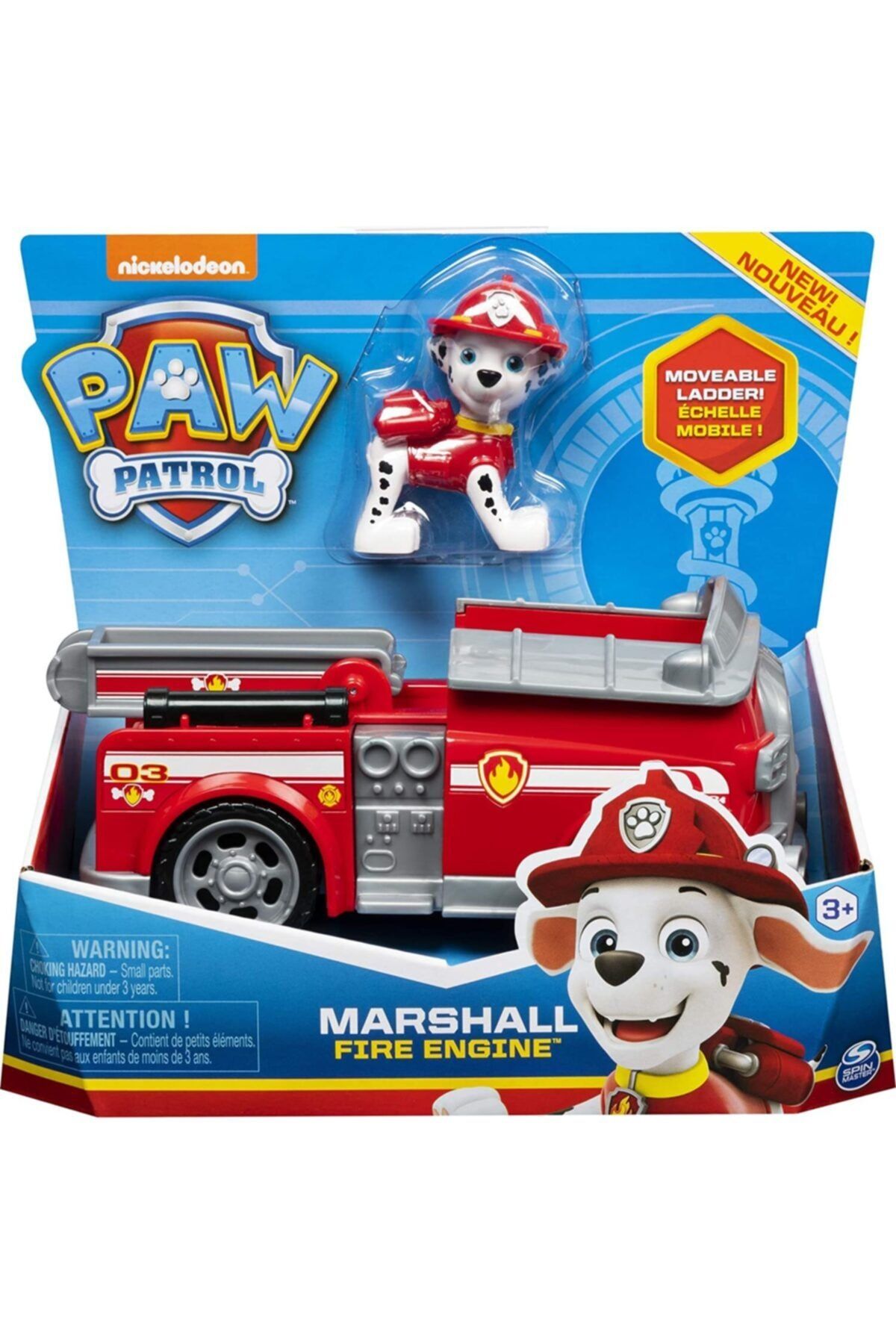 PAW PATROL Duty Vehicle And Heroes Firefighter Marshall Puppy - Trendyol