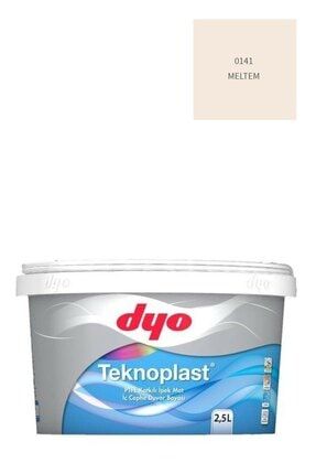 Teknoplast Teflonlu Antibakteriyel İpek Mat İç Cephe Duvar Boyası 0141 Meltem 2,5 lt PLZLRDYOTKNPLSTGL