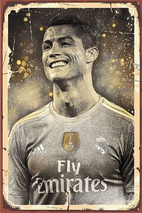 Ronaldo Retro Ahşap Poster atc420-528