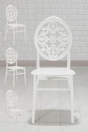 Venüs Mutfak Sandalyesi 4 Adet – Beyaz VENUSSB1