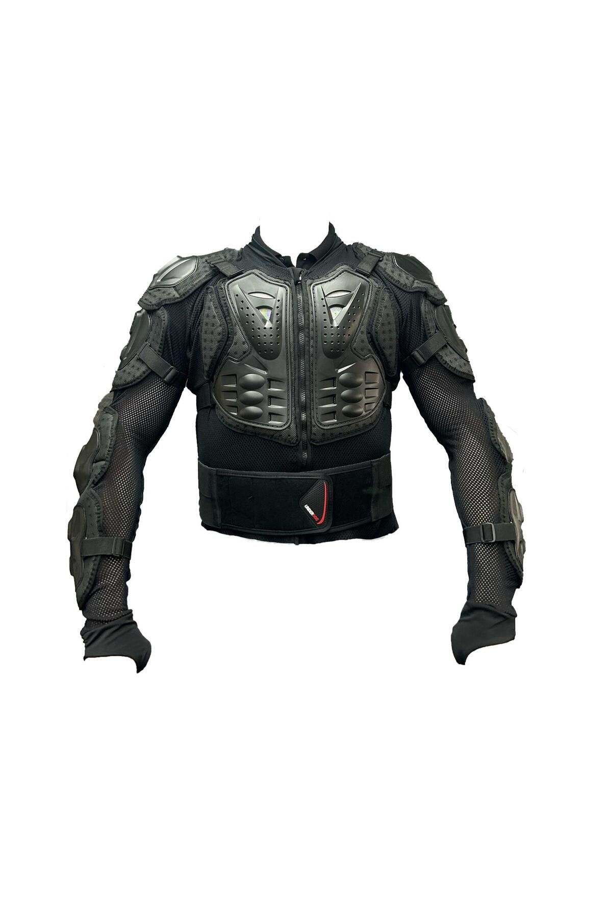 Genel Markalar 990 Lüx Armor Fileli Full Koruma Europe Standart Motosiklet Body Armour M Beden