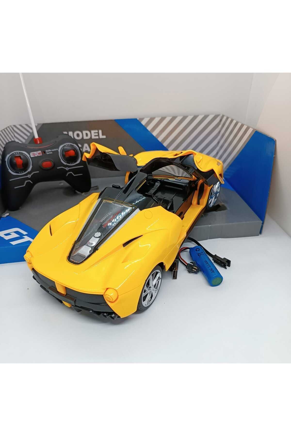 Uzaktan Kumandalı Şarjlı Araba Kapıları Açılan Ferrari 26,5 cm Şık Tasarım Yüksek Kalite