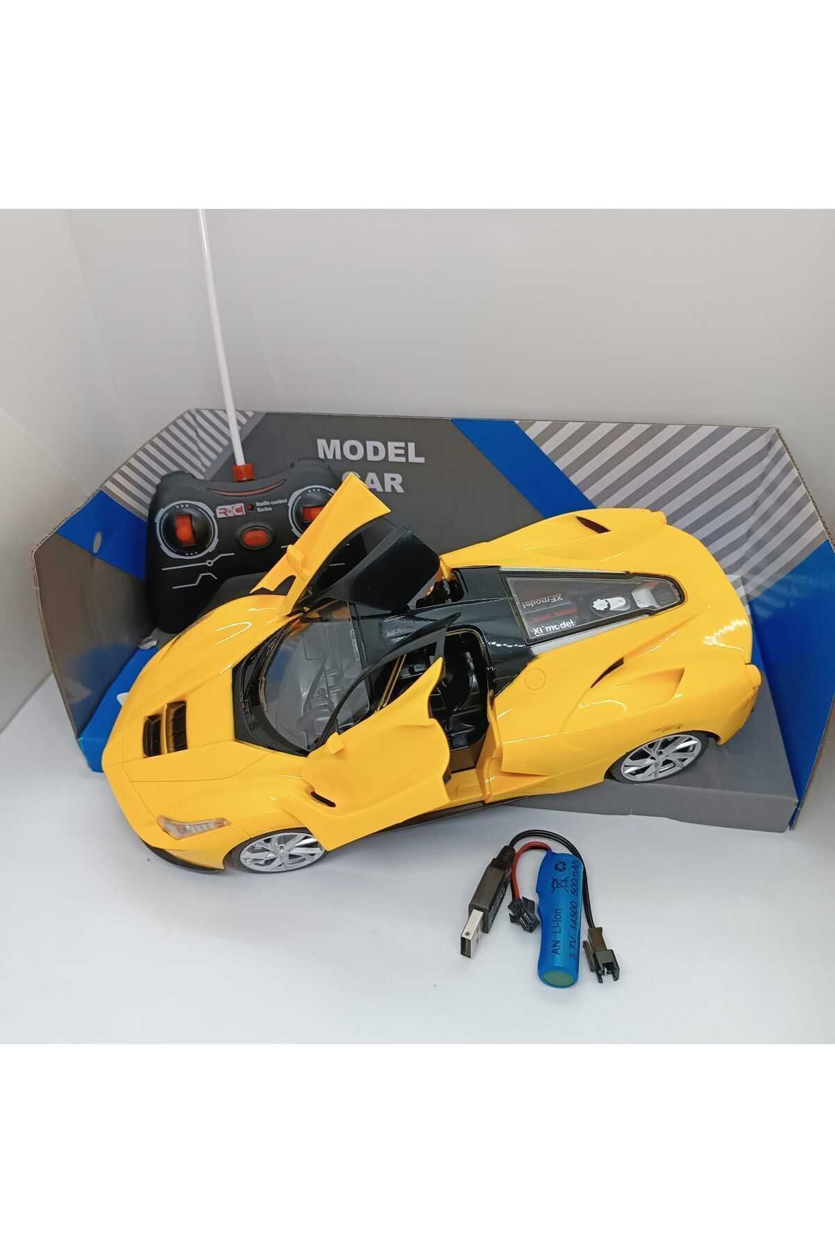 Uzaktan Kumandalı Şarjlı Araba Kapıları Açılan Ferrari 26,5 cm Şık Tasarım Yüksek Kalite