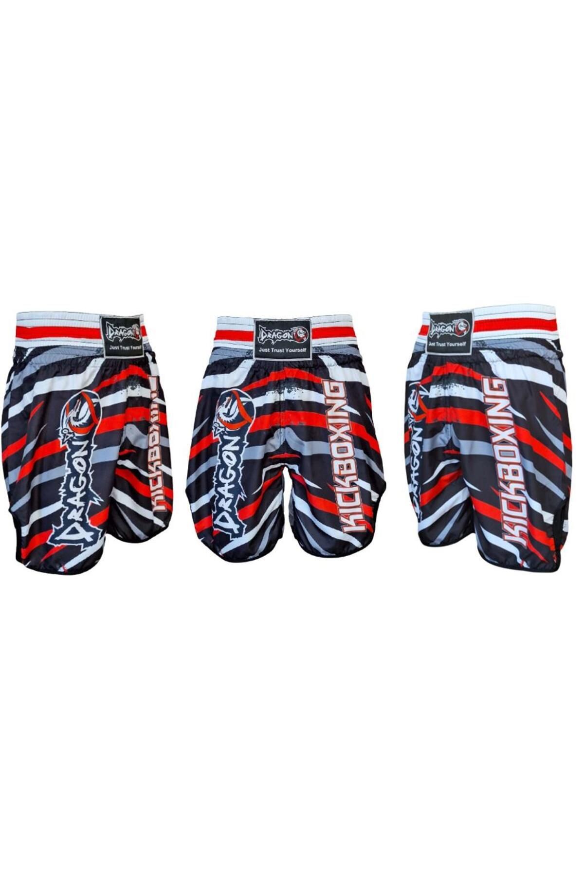 شورت بوکس مردانه و زنانه KB242 KICK BOXING TRAINING DIGITAL PRINTED کوتاه Dragondo