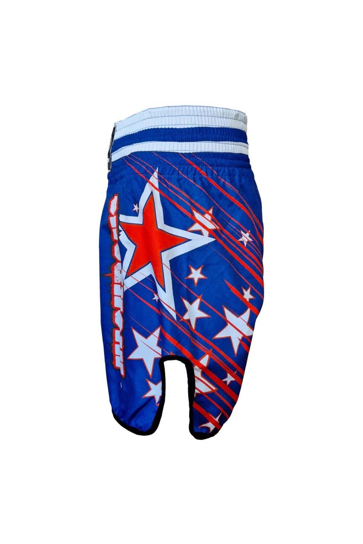 شورت بوکس مردانه و زنانه KB240 KICK BOXING کوتاه دیجیتال چاپ آموزش Dragondo