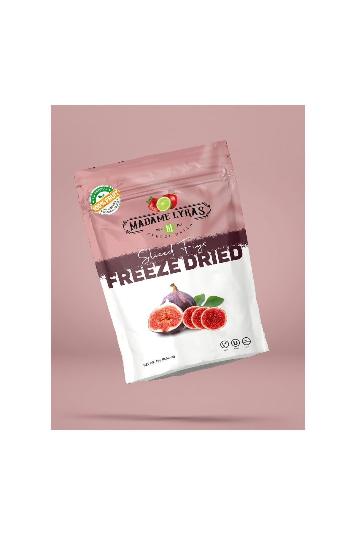 Fresh Look at Madame Lyras Sliced Figs İncir Kuru Meyve Cipsi Freeze Dried