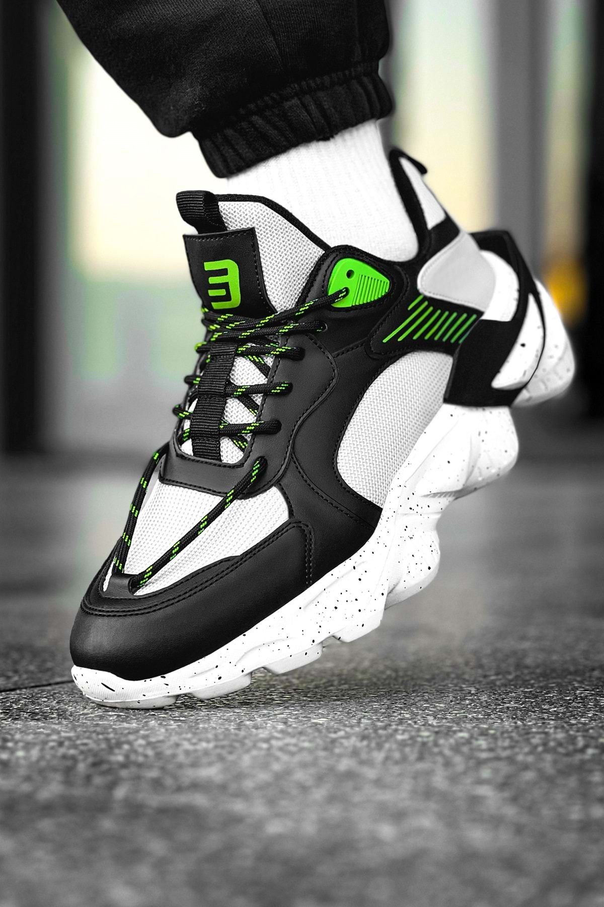 DARK SEER Floki Ds Weiße, Schwarze Und Grüne Sneaker für Herren - 42
