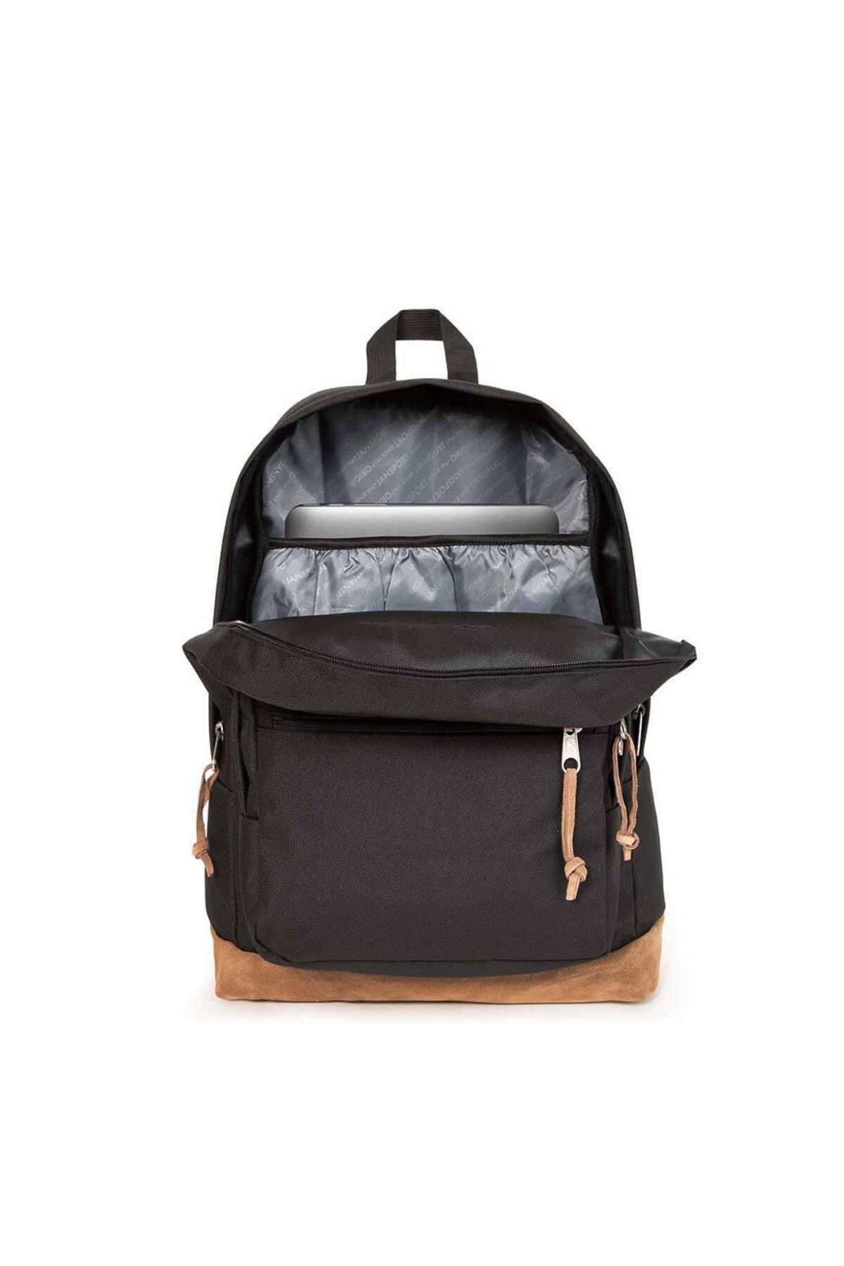 کیف مدرسه مردانه و زنانه کوله پشتی سیاه بسته راست EK0A5BAPN551 Jansport