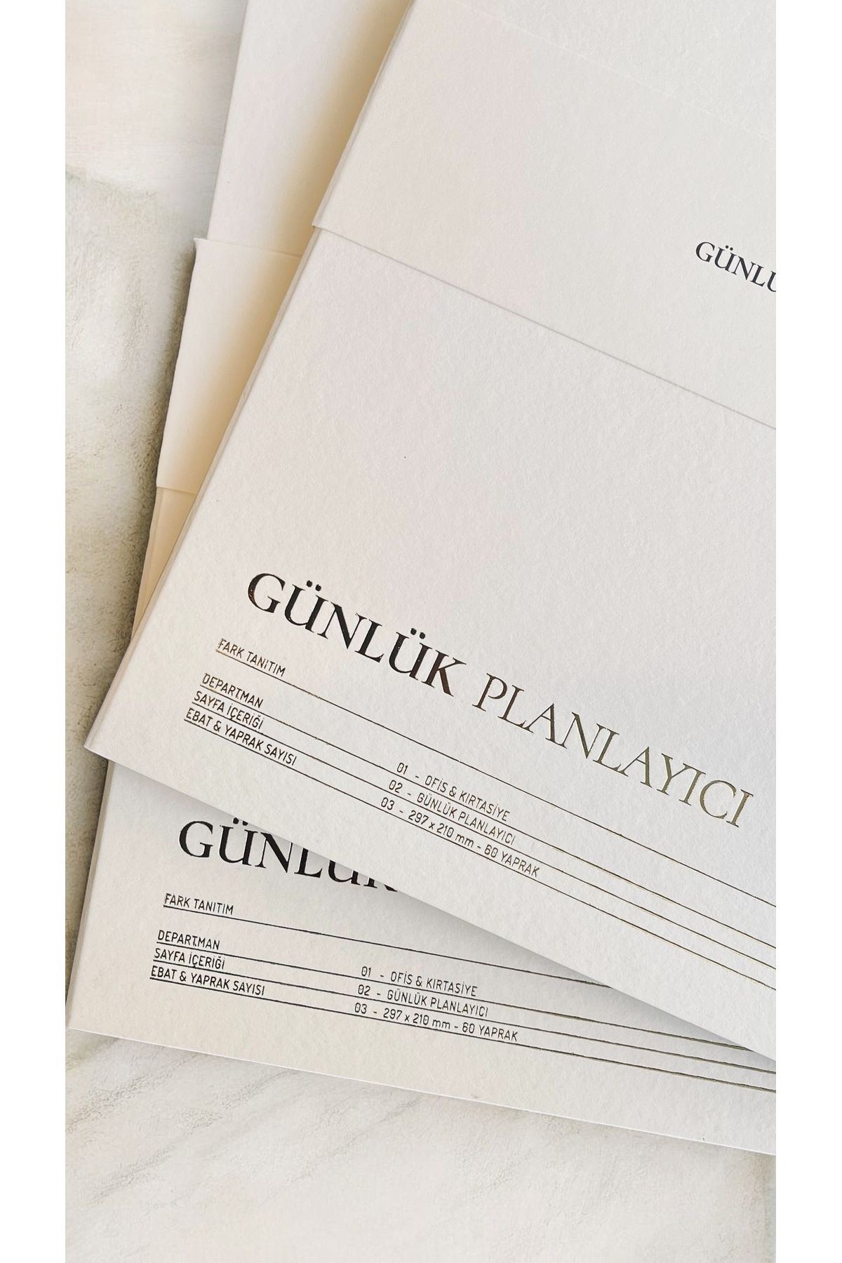 Fark Tanıtım-A4 Undated Daily Planner - 60 Sheets with cover 2