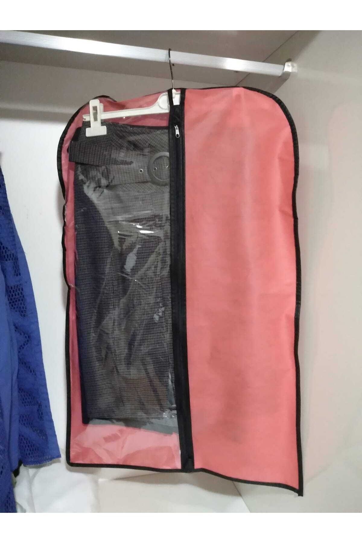 Pantolon ve Etek Kılıfı 50x85 cm, ŞEFFAF PENCERELİ, KIRMIZI