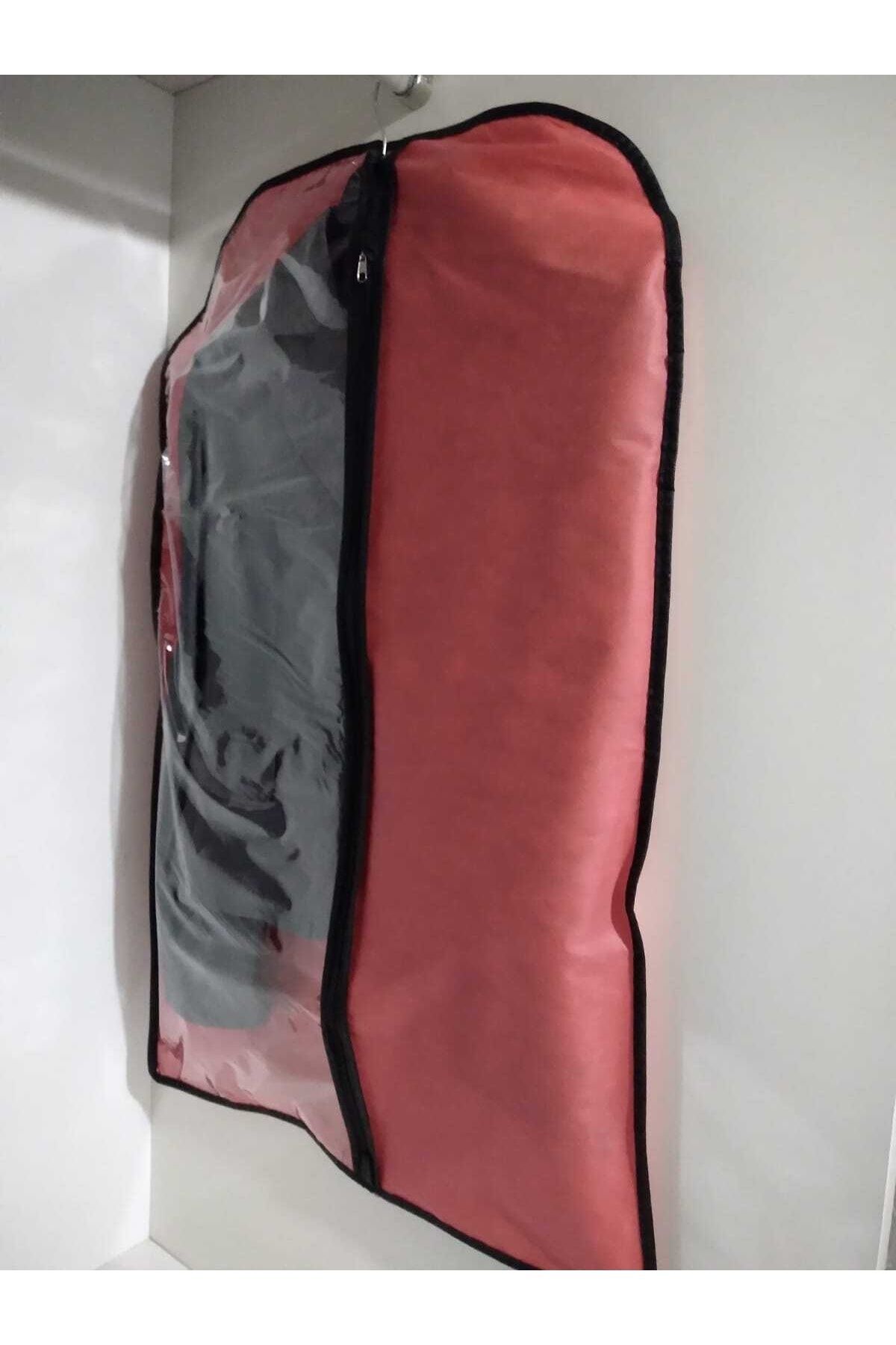 Pantolon ve Etek Kılıfı 50x85 cm, ŞEFFAF PENCERELİ, KIRMIZI