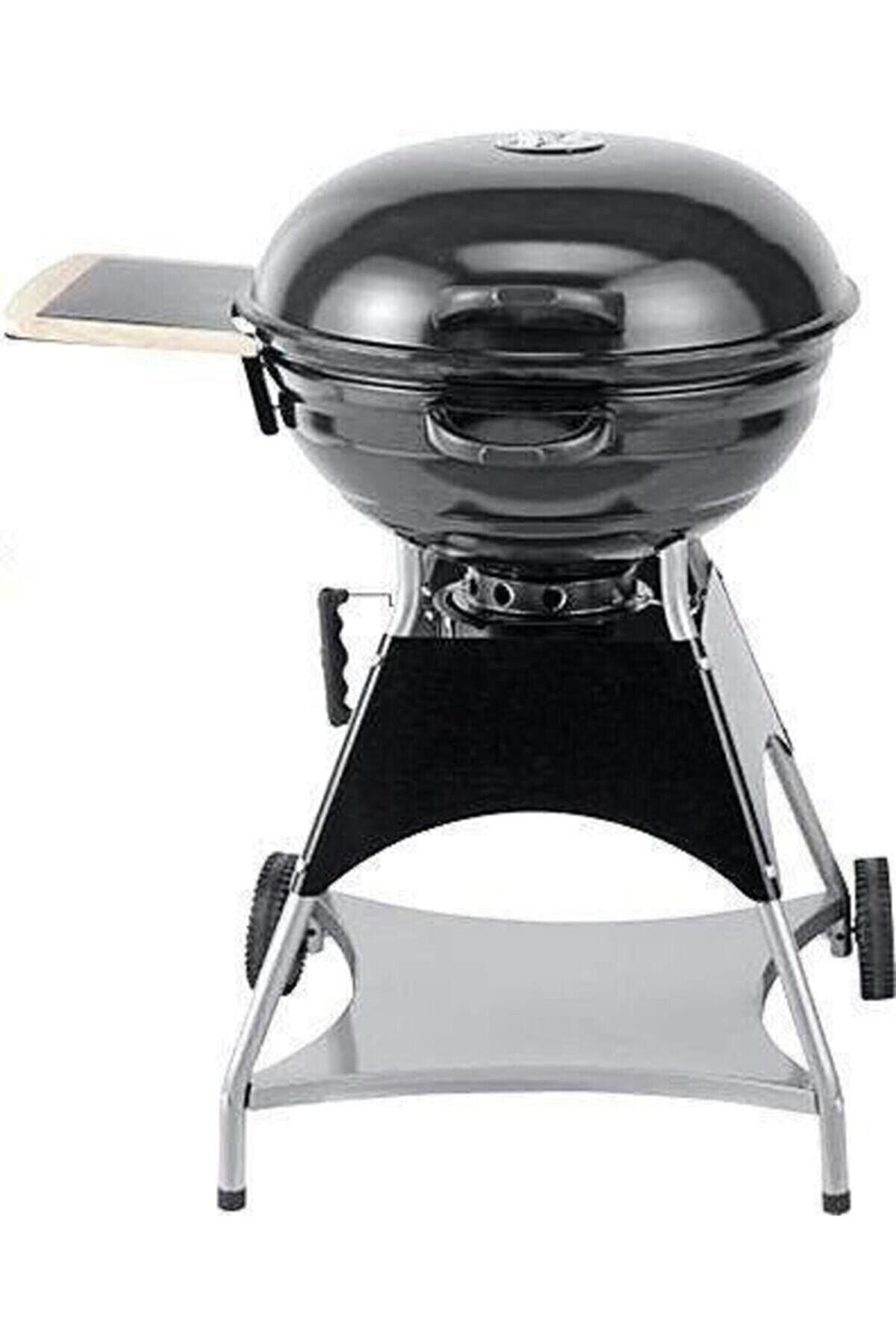 Burnaby Kömürlü Mangal Yuvarlak Küre Mangal Termometreli 53 Cm 5
