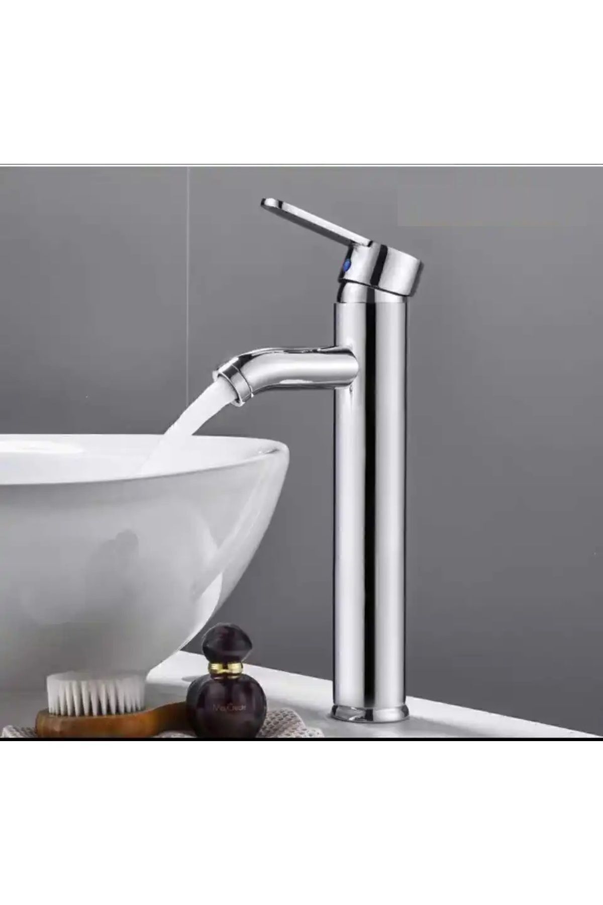 EYM Ticaret Çanak Lavabo Bataryası Krom Uzun Armatür Musluk