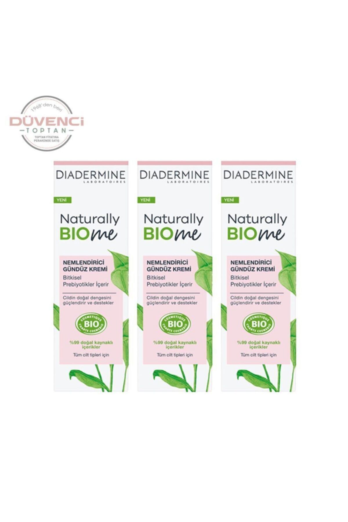 کرم روز مرطوب کننده طبیعی بایو من 50 میلی لیتر Diadermine