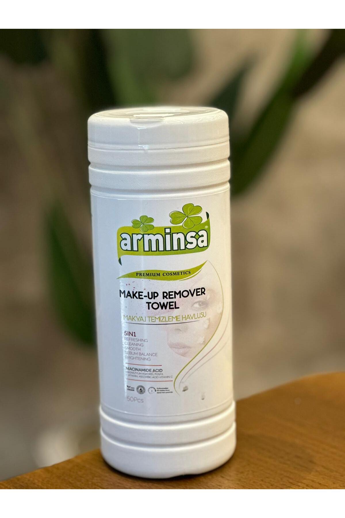 ARMİNSA Makyaj Temizleme Mendili, 50'li Makyaj Havlusu