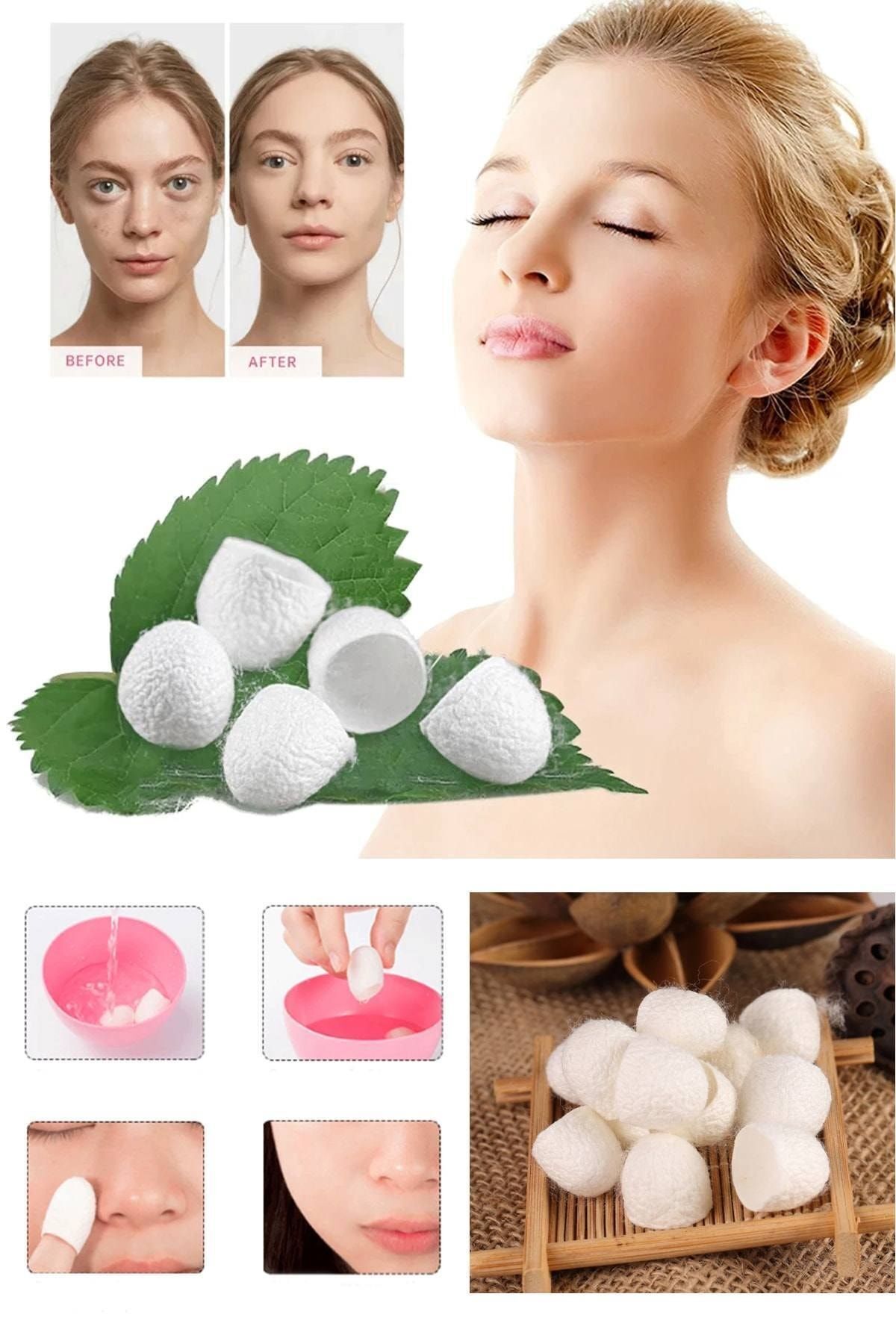 TrTEKFİYAT Ipek Böceği Kozası Yüz Peeling