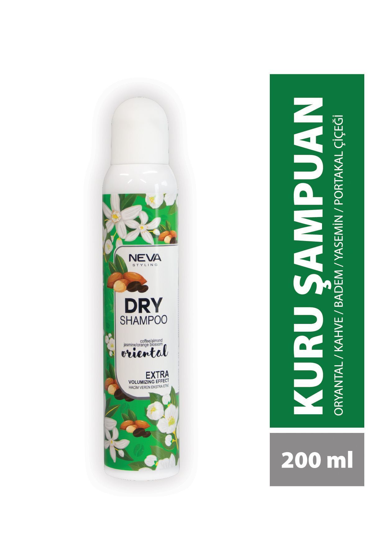 Neva Styling DRY Shampoo COFFEE/ALMOND/JASMINE/ORANGE BLOSSOM Oriental
