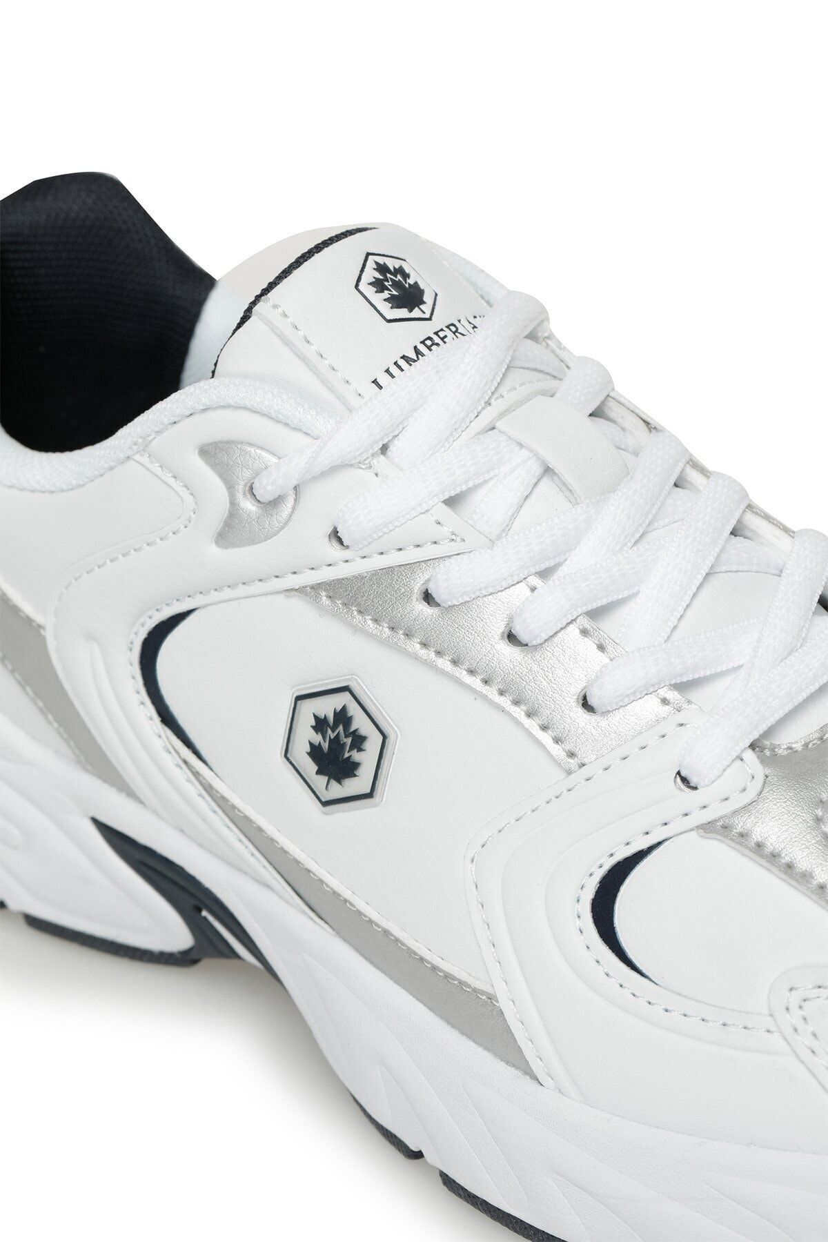 Kadın Beyaz POL PU Sneaker - Şık ve Rahat Spor Ayakkabı Modelleri 7