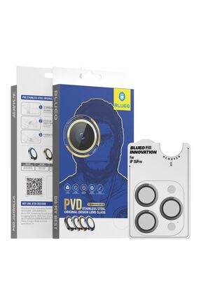 BLUEO İphone 15 Pro Max Pvd Stainless Steel Su / Toz Geçirmez Naturel Titanyu...