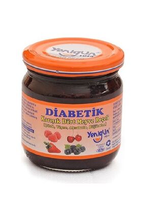 Yenigün Diyabetik Karışık Dört Meyveli Reçel 250 gr