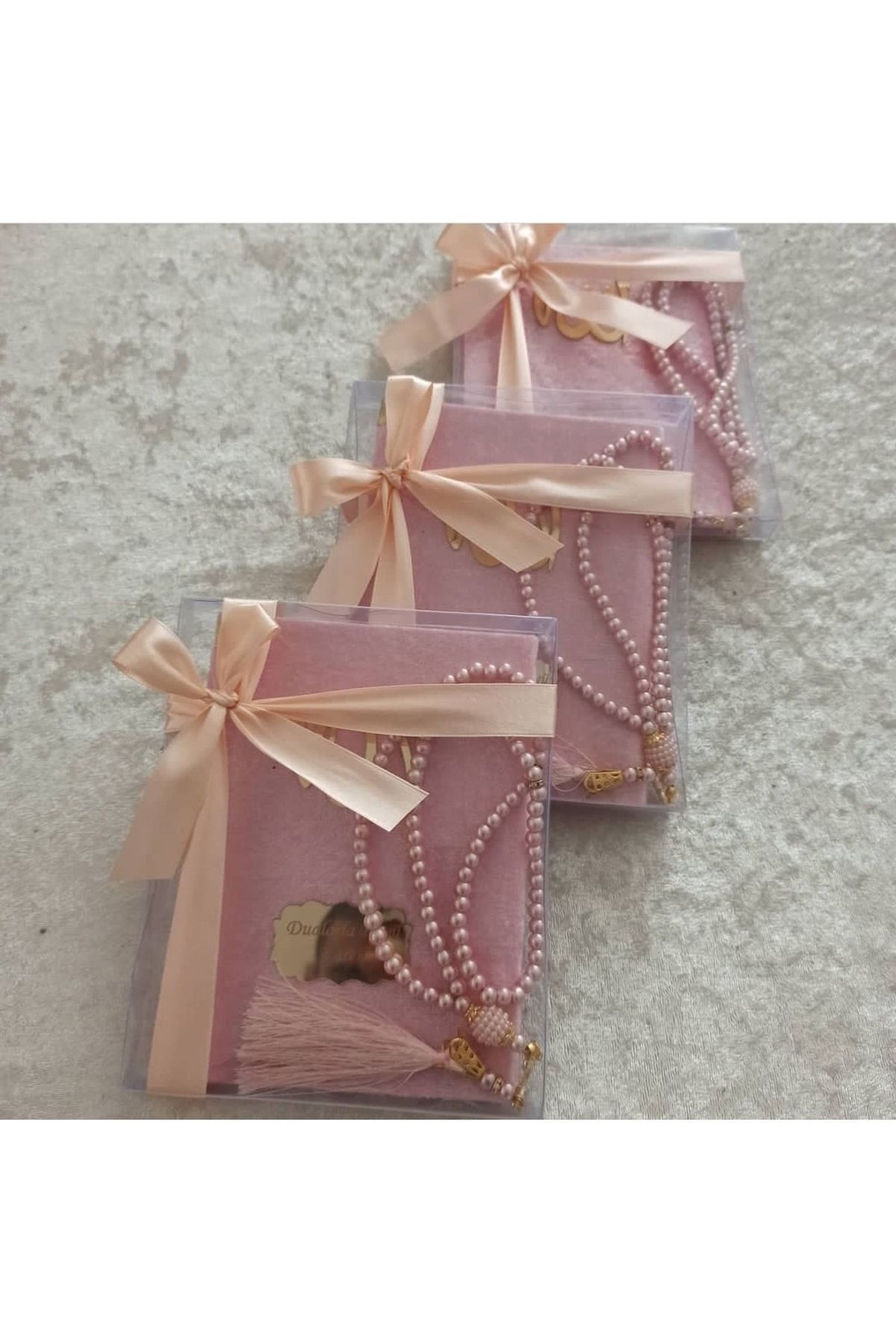 asaf 10 Adet Mevlid Hediyesi Kadife Yasin Kuran Hediyeleri Bebek Dogum Cenaze 40 Kırk Mevlu Asedat Kutu fotoğrafı 2 (önizleme)