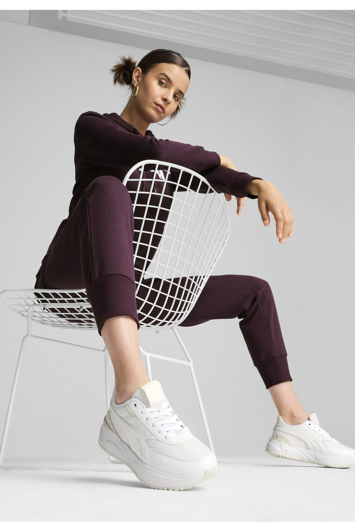 اسنیکر زنانه سفید پوما | 399066 اورجینال - تصویر 4