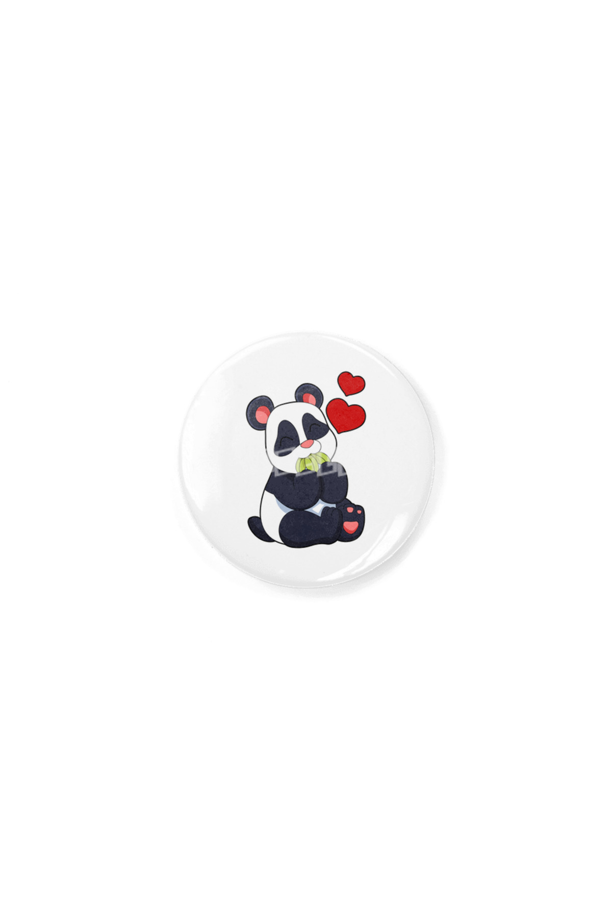 Panda at Eating of Leaves Badge
