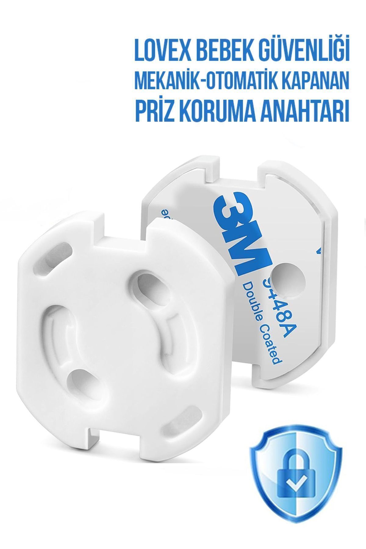 LOVEX Otomatik Kapanır Bebek Priz Koruyucu Çocuk Güvenliği Ürünleri Elektrik Prizi Koruma Kapakları