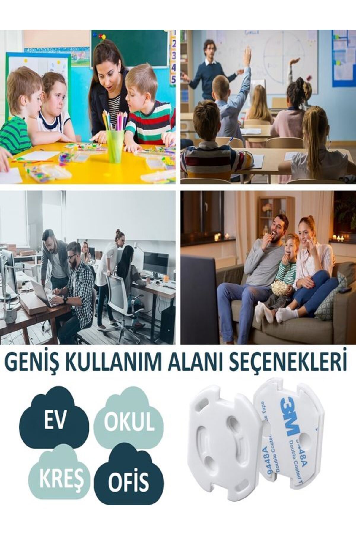 LOVEX Otomatik Kapanır Bebek Priz Koruyucu Çocuk Güvenliği Ürünleri Elektrik Prizi Koruma Kapakları fotoğrafı 7 (önizleme)