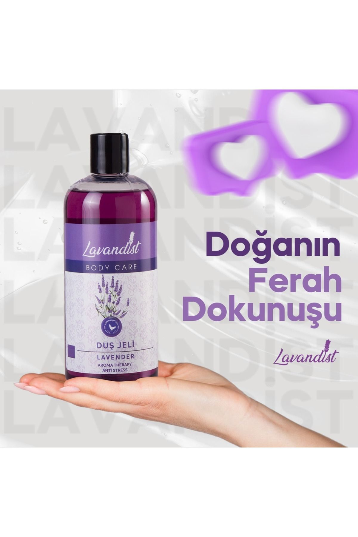 ژل و کرم دوش زنانه – مردانه  Lavandist | 1001 اورجینال - تصویر 2